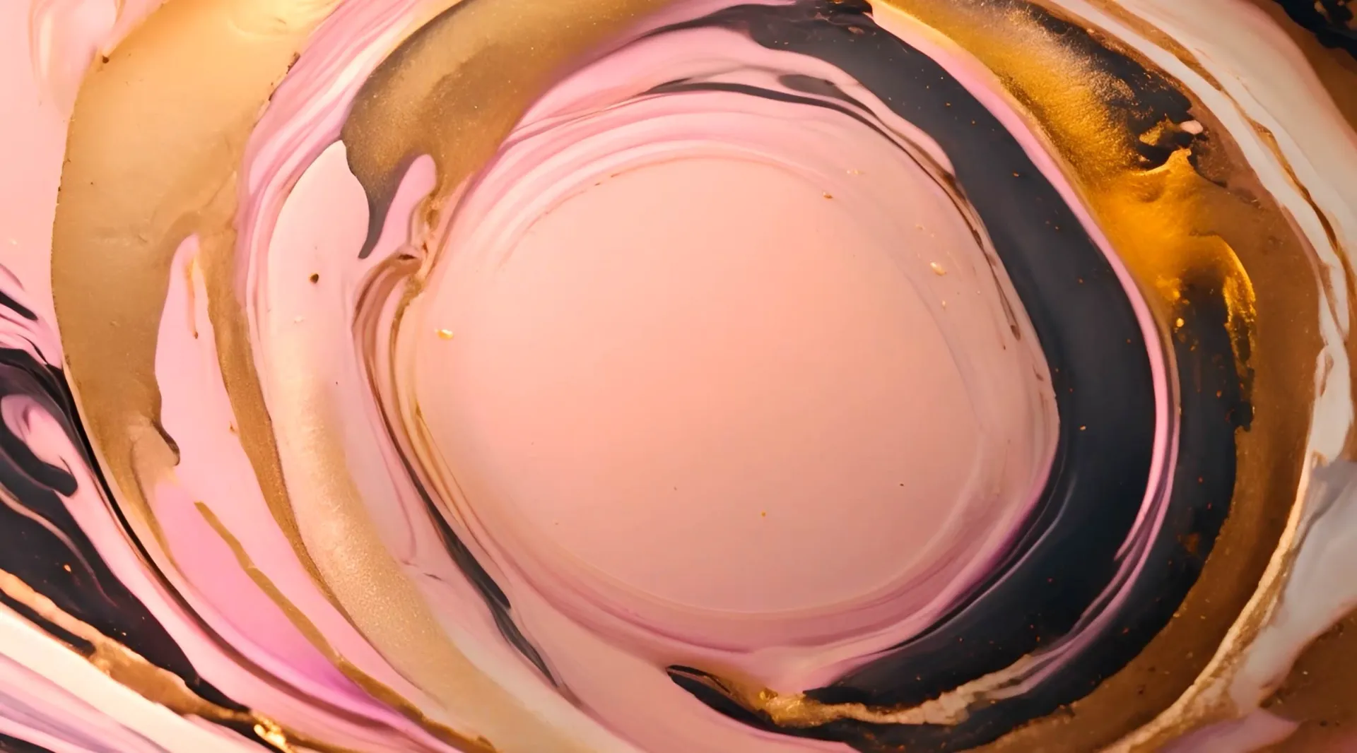 Pink and Gold Fluid Abstract Background Video